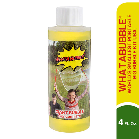 WhatABubble® World's Smallest Portable Big Bubble Kit USA