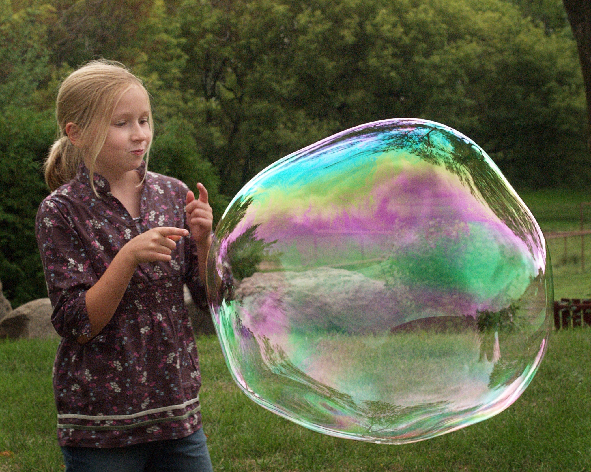 Big bubble top toy