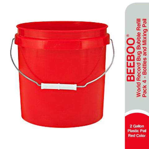 beeboo® World Record Big bubble Refill Pack 4-Bottles And Mixing Pail