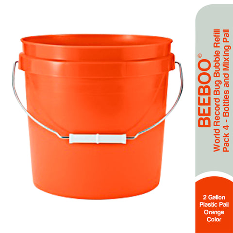 beeboo® World Record Big bubble Refill Pack 4-Bottles And Mixing Pail