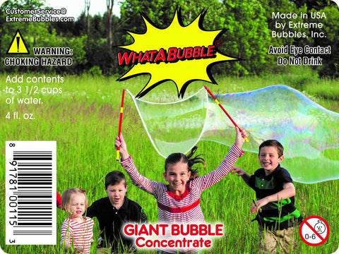 WhatABubble® Giant Bubble Refills USA